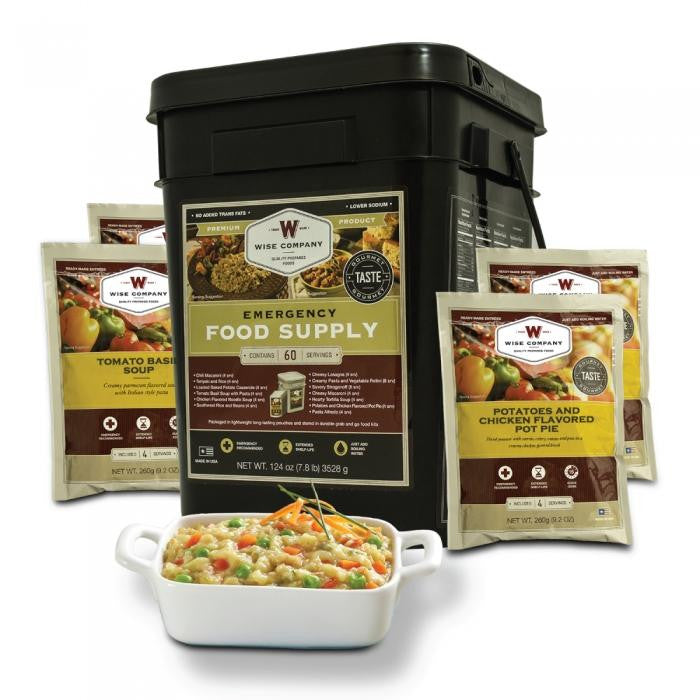 Wise Company Emergency Food Supply: 60 Serving Entrees