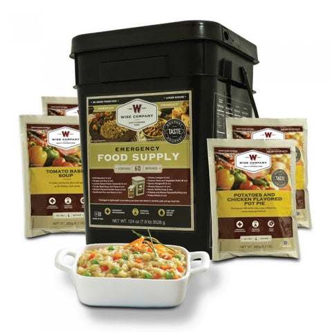 Wise Company Emergency Food Supply: 60 Serving Entrees