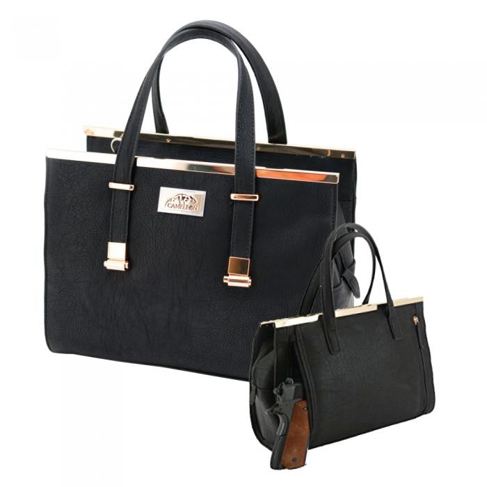 Cora Concealed Carry Purse: Black