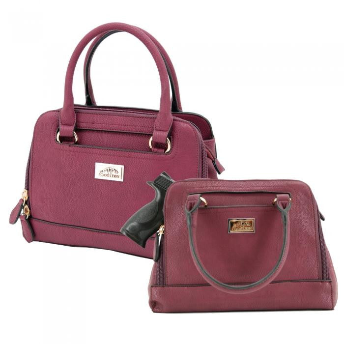 Belladonna Concealed Carry Purse: Wine