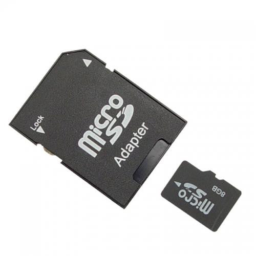 8GB Micro memory card with adaptor