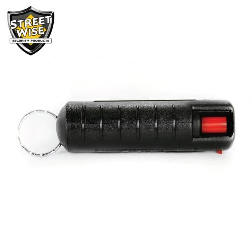 Lab Certified Streetwise 18 Pepper Spray, 1-2 oz. Hard Case BLACK
