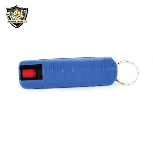 Lab Certified Streetwise 18 Pepper Spray, 1-2 oz. Hard Case BLUE