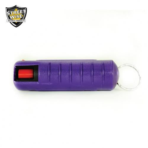 Lab Certified Streetwise 18 Pepper Spray, 1-2 oz. Hard Case PURPLE
