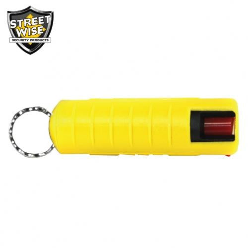 Lab Certified Streetwise 18 Pepper Spray, 1-2 oz. Hard Case YELLOW