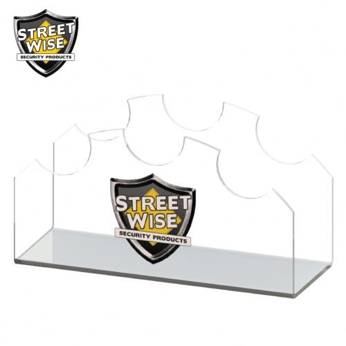 Streetwise Acrylic 3 Stun Gun Display