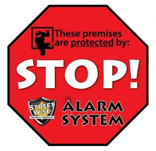 Streetwise Security Sticker Sheet (6 stickers per sheet)