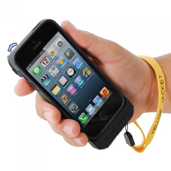 Yellow Jacket iPhone 5-5S-SE Case: Stun Gun & Power Bank